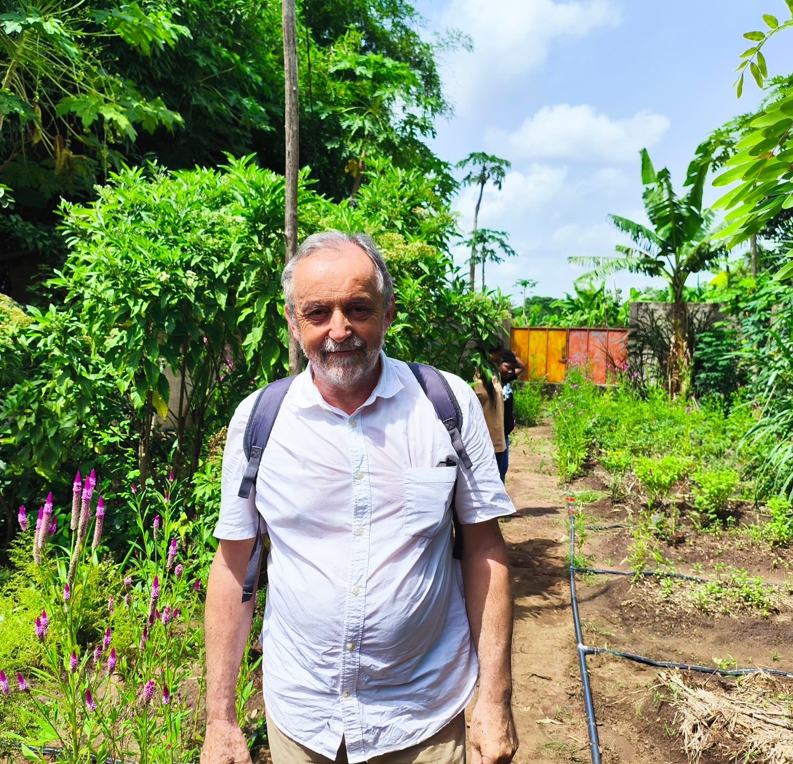 Philippe Verseils visite une ferme agroécologique