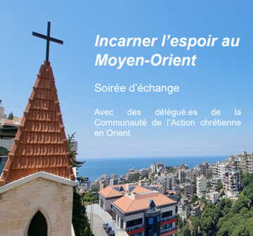 Soirée d’échange Moyen-Orient