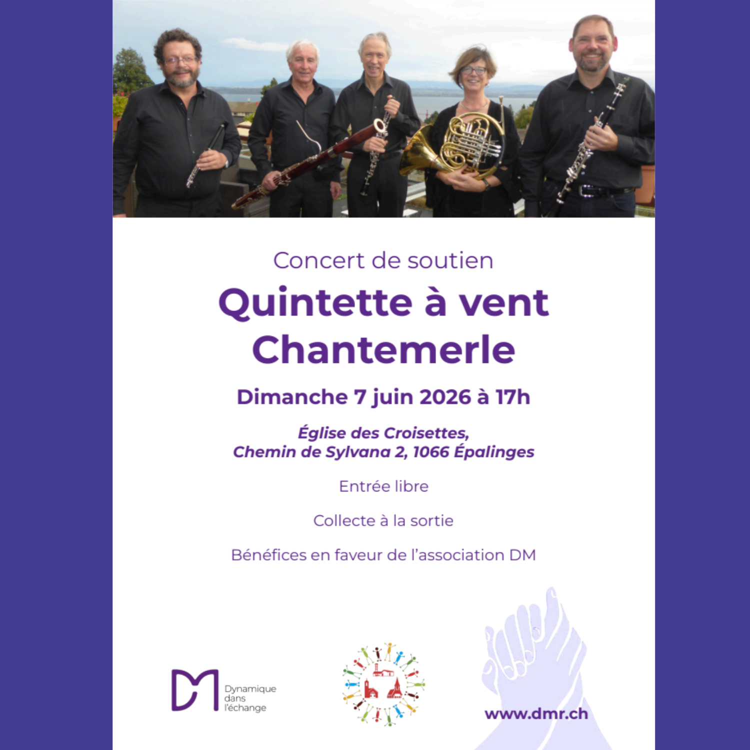 Concert du Quintette Chantemerle – 07.06